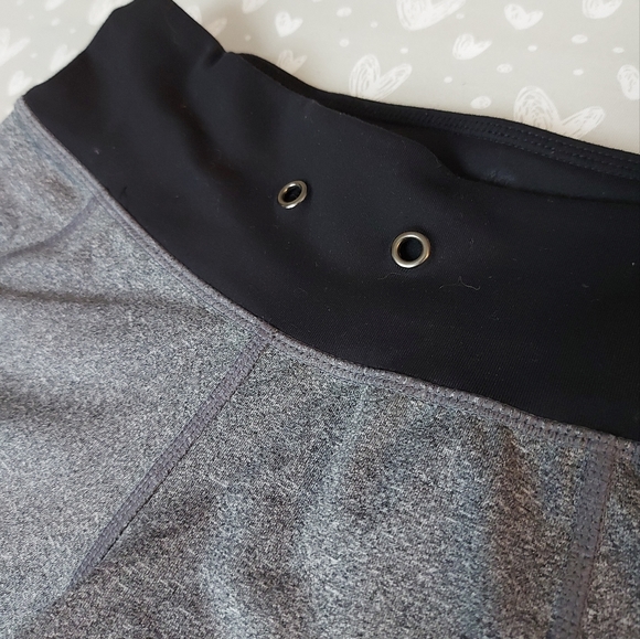 Grey and Black Athletic Shorts from 90 Degrees - Picture 2 of 5